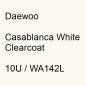 Preview: Daewoo, Casablanca White Clearcoat, 10U / WA142L.